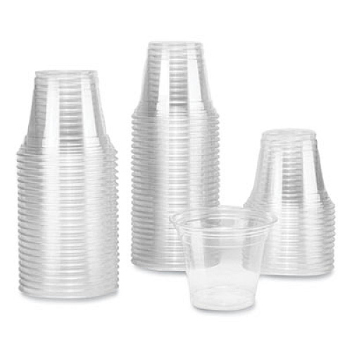 Karat PET Plastic Cups, 9 oz, Clear, 1,000/Carton (CKC9)