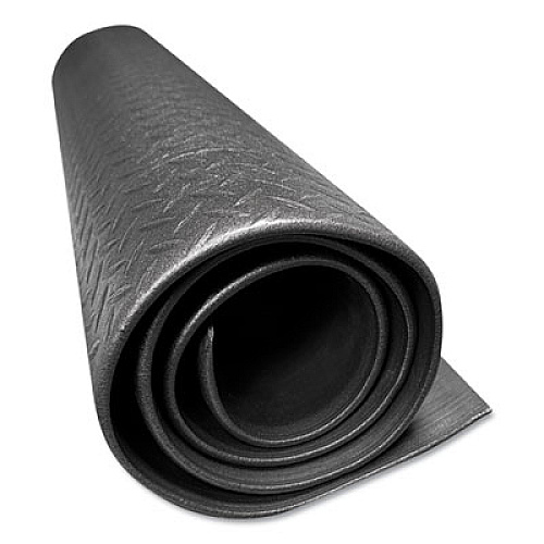 Crown Tuff-Spun Foot-Lover Diamond Surface Mat, Rectangular, Black Diamond Embossed Surface, 36" x 60" (FL3660KD)