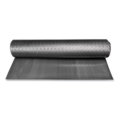 Crown Tuff-Spun Foot-Lover Diamond Surface Mat, Rectangular, Black Diamond Embossed Surface, 36" x 60" (FL3660KD)