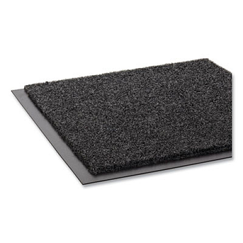 Crown EcoStep Wiper Mat, Rectangular, Charcoal Gray Cut Pile Surface, 36" x 48" (ET0034CH)