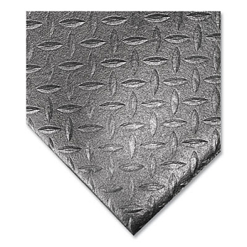 Crown Tuff-Spun Foot-Lover Diamond Surface Mat, Rectangular, Black Diamond Embossed Surface, 36" x 60" (FL3660KD)