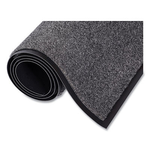 Crown EcoStep Wiper Mat, Rectangular, Charcoal Gray Cut Pile Surface, 48" x 96" (ET0048CH)