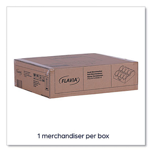 FLAVIA Small Merchandiser, 8 Compartments, 13.6 x 13 x 4.4, Black (25200000)