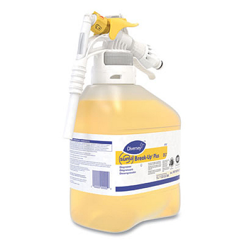 Diversey Suma Break-Up Plus Solvent Free Cleaner Degreaser, Surfactant Scent, 5 L Bottle (101107413)