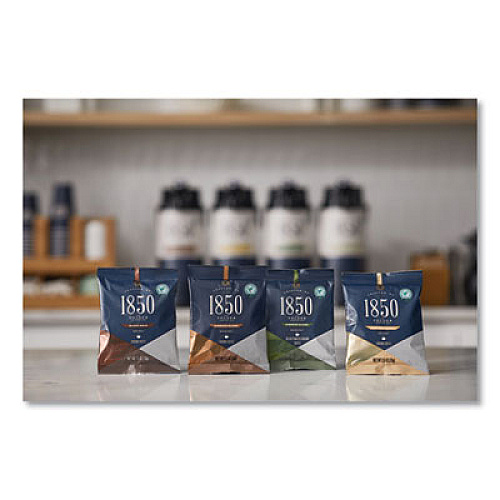 1850 Pioneer Blend Coffee Fraction Packs, 2.5 oz Pack, 24 Packs/Carton (21511)