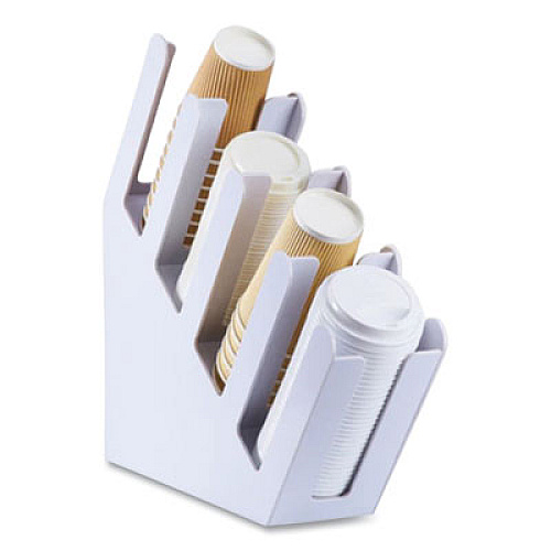 Karat Hot Cup Lids, Sipper Lid, Fits 10 oz to 24 oz Hot Cups, Plastic, White, 1,000/Carton (CKDL516WPP)