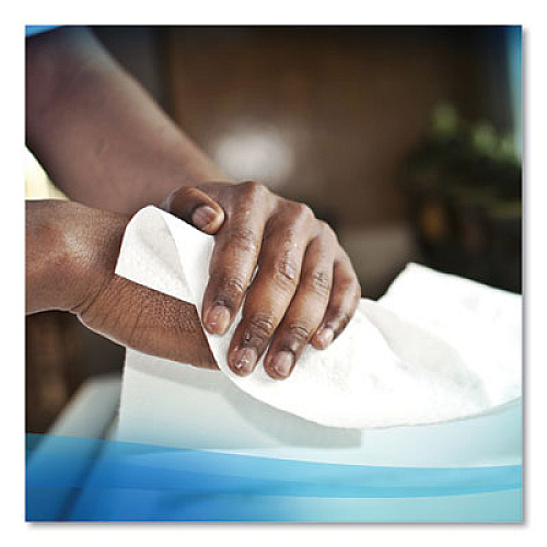 Scott Essential High Capacity Hard Roll Towels for Business, Absorbency Pockets, 1-Ply, 8" x 950 ft, 1.75" Core, White, 6 Rolls/CT (02000)