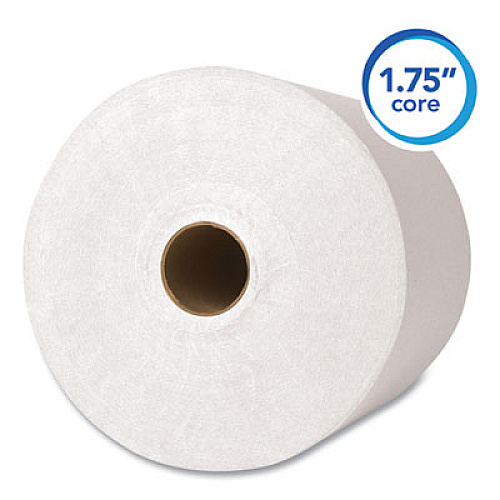 Scott Essential High Capacity Hard Roll Towels for Business, Absorbency Pockets, 1-Ply, 8" x 950 ft, 1.75" Core, White, 6 Rolls/CT (02000)
