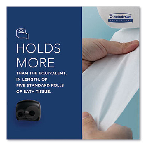 Kimberly-Clark Professional* JRT Jr. Escort Jumbo Bathroom Tissue Dispenser, 13.33 x 5.75 x 16, Smoke (09507)