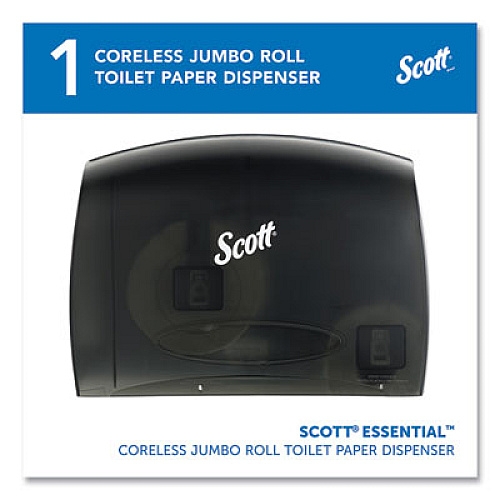Scott Essential Coreless Jumbo Roll Tissue Dispenser for Business, 14.25 x 6 x 9.75, Black (09602)