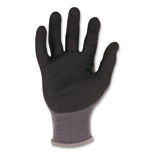 ergodyne ProFlex 7043 ANSI A4 Nitrile Coated CR Gloves, EN388: 4X42D, 9" Long, X-Large, Gray, 12 Pairs (10515)