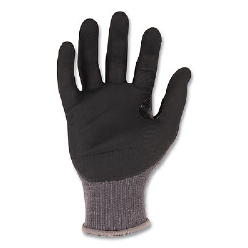 ergodyne ProFlex 7043 ANSI A4 Nitrile Coated CR Gloves, EN388: 4X42D, 9" Long, Medium, Gray, Pair (10523)