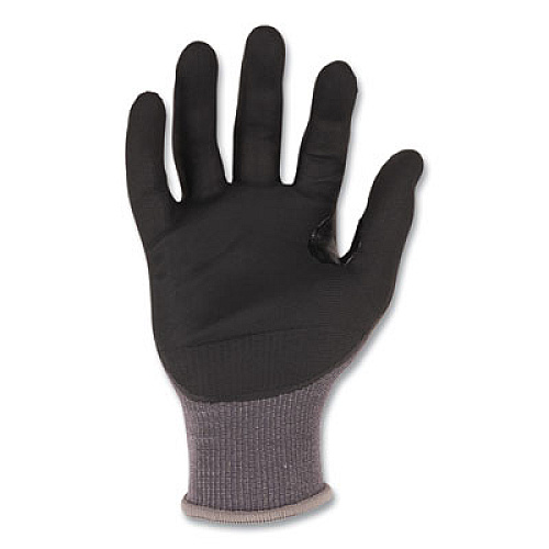ergodyne ProFlex 7043 ANSI A4 Nitrile Coated CR Gloves, EN388: 4X42D, 9" Long, XX-Large, Gray, Pair (10526)