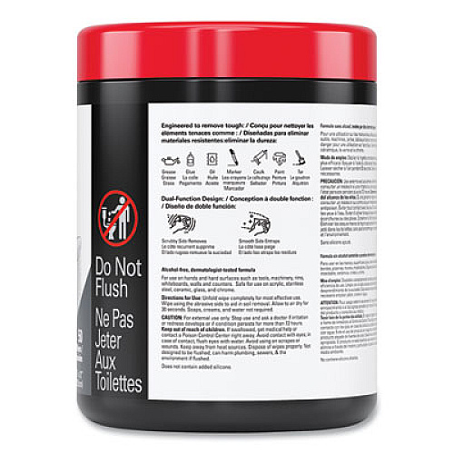 WypAll Power Clean ProScrub Pre-Saturated Wipes, 12 x 9.5, Citrus Scent, Green/White, 50/Canister, 8 Canisters/Carton (58310)
