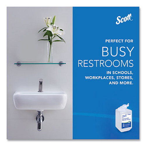 Scott Essential Green Certified Foam Skin Cleanser Refill, Unscented, 1 L, 6/Carton (91565CT)