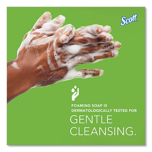 Scott Essential Green Certified Foam Skin Cleanser Refill, Unscented, 1 L, 6/Carton (91565CT)