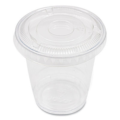 Karat PET Lids, No Hole Flat Lid, Fits 8 oz to 10 oz Cold Cups, Plastic, Clear, 1,000/Carton (CKC78TSNH)