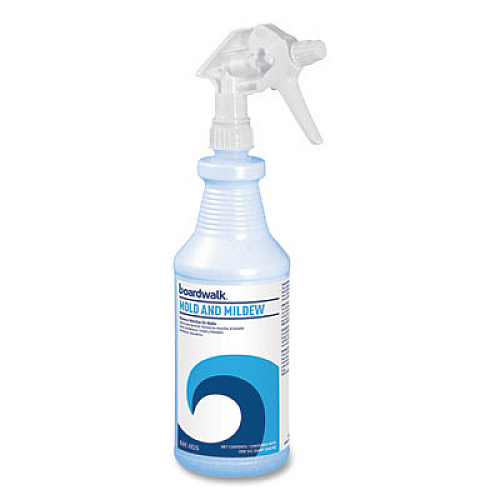 Boardwalk Mold and Mildew Remover with Bleach, Ready to Use, Floral Scent, 32 oz Bottle, 12/Carton (4826)