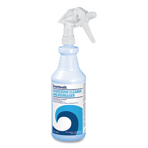 Boardwalk Aggressive Cleaner and Degreaser, Lemon Scent, 32 oz Bottle, 12/Carton (4827)