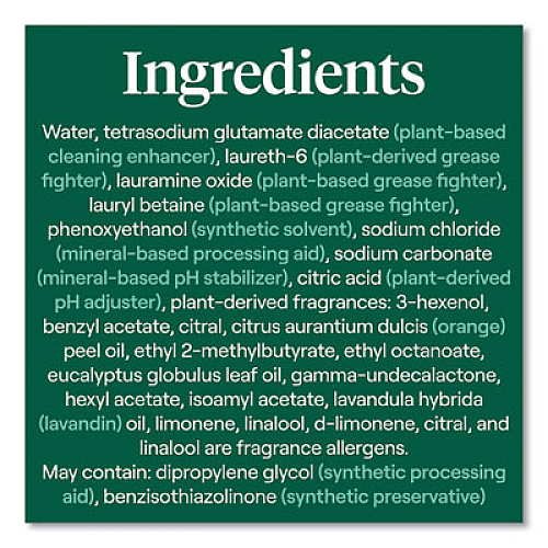 Seventh Generation Foaming Dish Spray, Mandarin Orange Scent, 16 oz Bottle, 6/Carton (45169CT)
