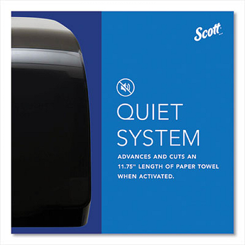 Scott Pro Mod Manual Hard Roll Towel Dispenser, 12.66 x 9.18 x 16.44, Smoke (34346)