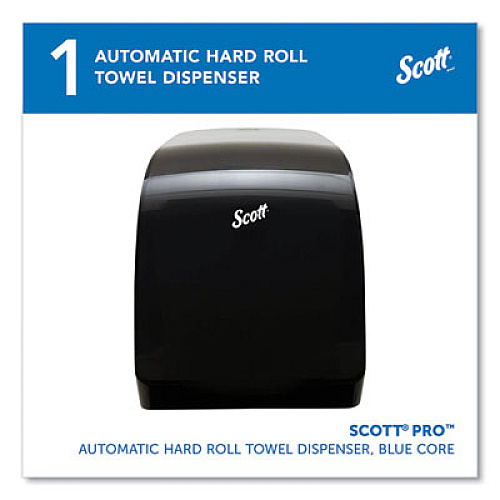 Scott Pro Electronic Hard Roll Towel Dispenser, 12.66 x 9.18 x 16.44, Smoke (34348)