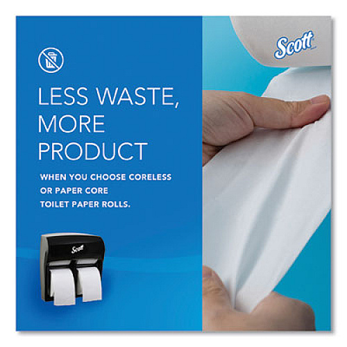 Scott Pro High Capacity Coreless SRB Tissue Dispenser, 11.25 x 6.31 x 12.75, Black (44518)