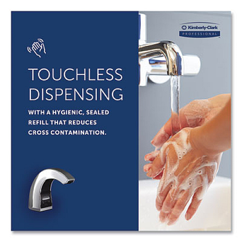 Kimberly-Clark Professional* Touchless Counter Mount Skin Care Dispenser, 1.5 L, 2.12 x 4.25 x 5.56, Chrome (47604)