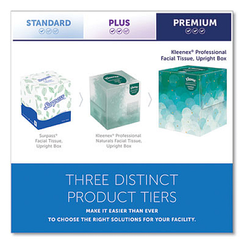 Kleenex Professional Facial Tissue, Pop-Up Box, 2-Ply, White, 90 Sheets/Box (21270BX)