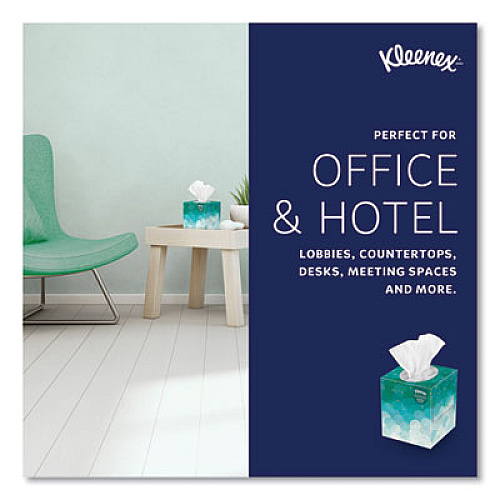 Kleenex Professional Facial Tissue, Pop-Up Box, 2-Ply, 90 Sheets/Box, 6 Boxes/Pack (21271)