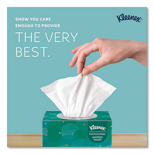 Kleenex Professional Facial Tissue, Pop-Up Box, 2-Ply, 95 Sheets/Box, 6 Boxes/Pack, 6 Packs/Carton (21271CT)