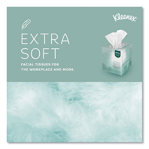 Kleenex Naturals Facial Tissue, 2-Ply, White, 90 Sheets/Box (21272BX)