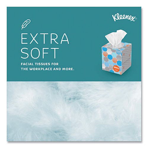 Kleenex Boutique Anti-Viral Facial Tissue, Pop-Up Box, 3-Ply, White, 55 Sheets/Box, 3 Boxes/Pack (21286)