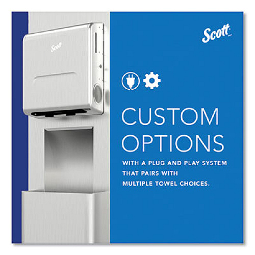Scott Mod Stainless Steel Recessed Dispenser Housing, 11.13 x 4 x 15.37 (31501)