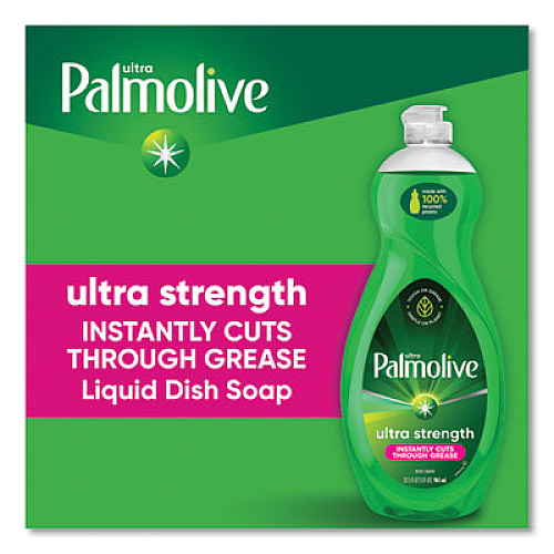 Palmolive Dish Soap Liquid, Green Scent, 32.5 oz Bottle, 9/Carton (US04282CT)