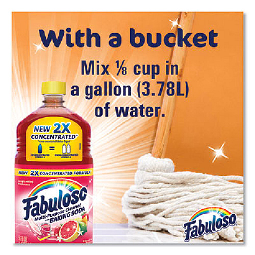 Fabuloso Multi-Use Cleaner, Citrus Scent, 56 oz Bottle, 6/Carton (153091)