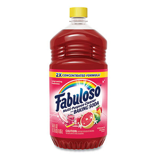 Fabuloso Multi-Use Cleaner, Citrus Scent, 56 oz Bottle, 6/Carton (153091)
