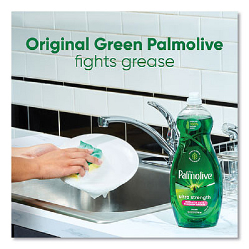 Palmolive Dish Soap Liquid, Green Scent, 32.5 oz Bottle, 9/Carton (US04282CT)