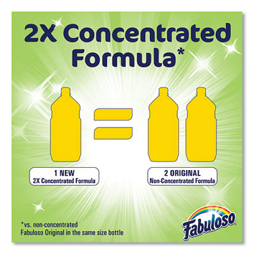 Fabuloso Multi-Use Cleaner, Refreshing Lemon Scent, 56 oz Bottle, 6/Carton (MX06157CT)
