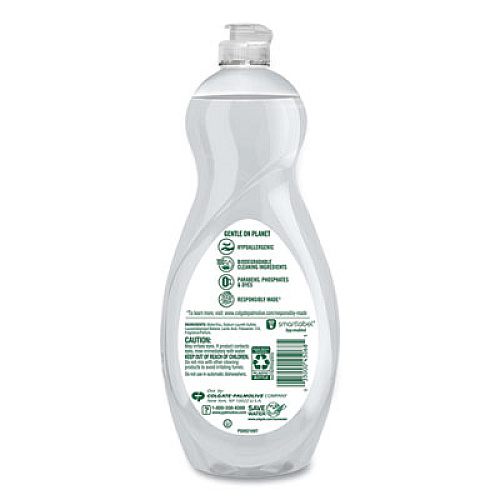 Palmolive Pure + Clear Dishwashing Liquid, Spring Fresh, 32.5 oz Bottle, 9/Carton (US04272CT)