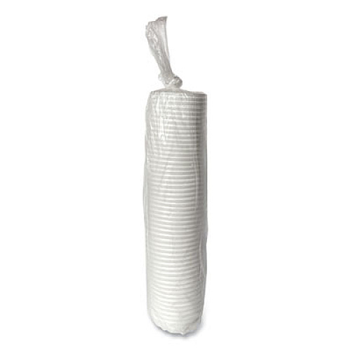 Boardwalk Hot Cup Lids, Fits 4 oz Hot Cups, Plastic, White, 1,000/Carton (HOTWH4)