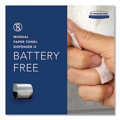 Kimberly-Clark Professional* Omni Roll Towel Dispenser, 10.5 x 10 x 10, Smoke Gray (09746)