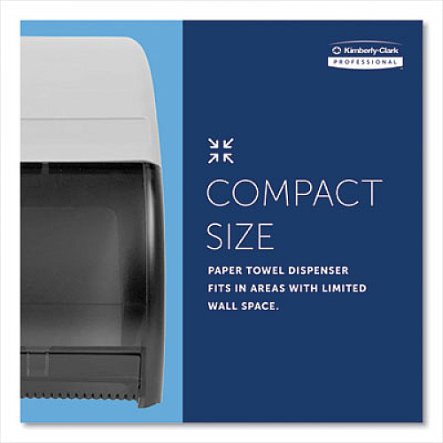 Kimberly-Clark Professional* Omni Roll Towel Dispenser, 10.5 x 10 x 10, Smoke Gray (09746)