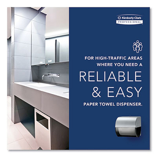Kimberly-Clark Professional* Omni Roll Towel Dispenser, 10.5 x 10 x 10, Smoke Gray (09746)