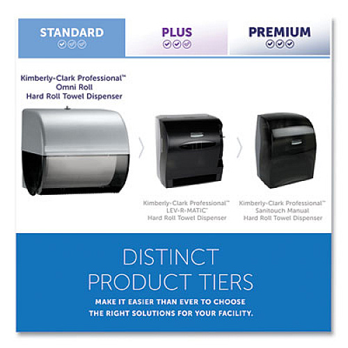 Kimberly-Clark Professional* Omni Roll Towel Dispenser, 10.5 x 10 x 10, Smoke Gray (09746)