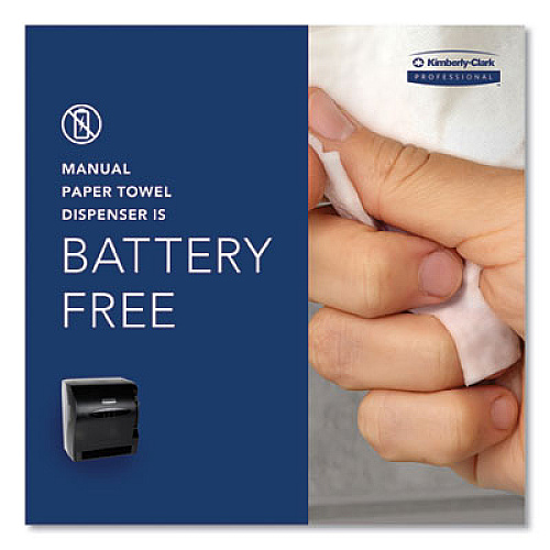 Kimberly-Clark Professional* Lev-R-Matic Roll Towel Dispenser, 13.75 x 9.25 x 11.75, Smoke (09765)