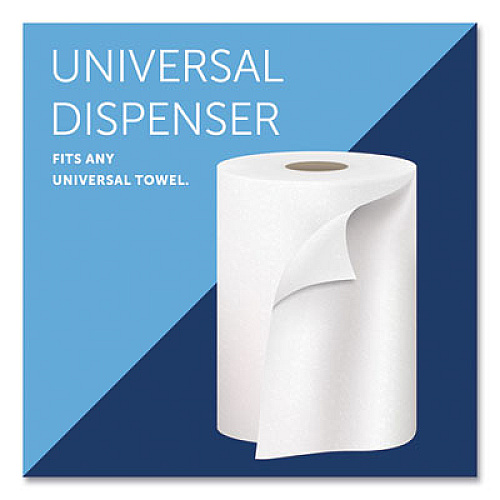 Kimberly-Clark Professional* Sanitouch Hard Roll Towel Dispenser, For 1.5" Core, 12.63 x 10.2 x 16.13, Smoke (09990)