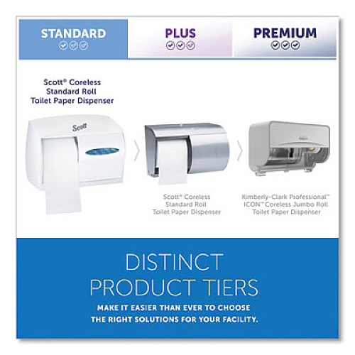 Scott Essential Coreless SRB Tissue Dispenser, 11 x 6 x 7.6, White (09605)