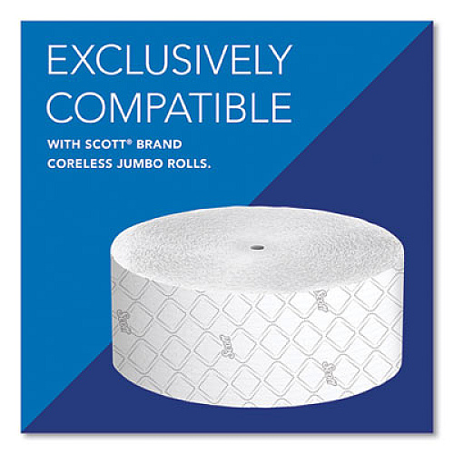 Scott Essential Coreless Twin Jumbo Roll Tissue Dispenser, 20 x 6 x 11, Black (09608)