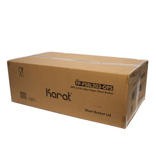 Karat Plastic Lid for Food Bucket, for 48 oz Buckets, Clear, Plastic, 270/Carton (FPPSBL203OPS)